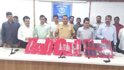 भिवंडी में बंदूक और चाकू की नोंक पर लूटने वाले तीन गिरफ्तार