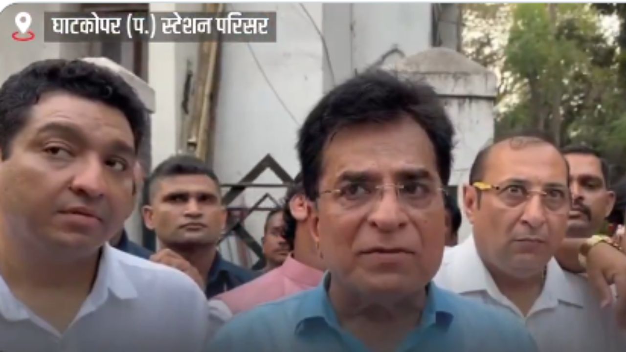 घाटकोपर स्टेशन रोड पर अतिक्रमण का जायजा, किरीट सोमैया ने अधिकारियों को लगाई फटकार