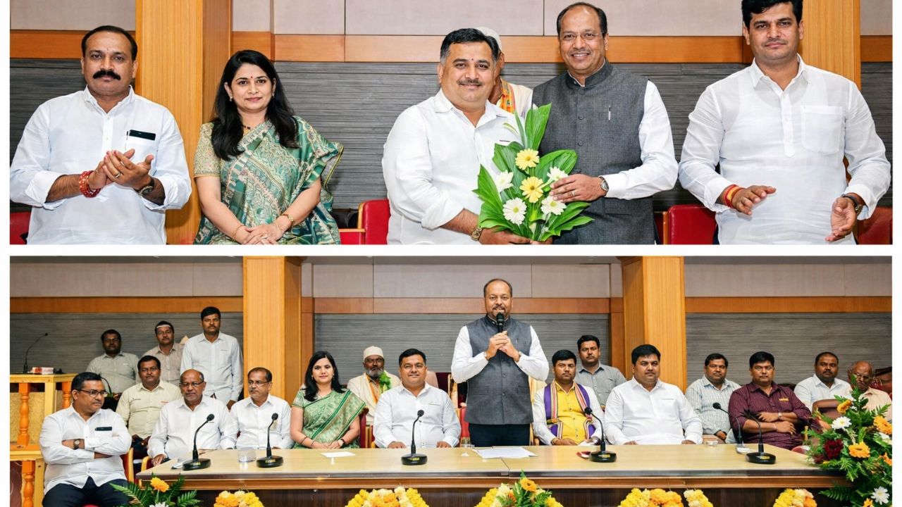 अमरावती मेयर श्रीचंद तेजवाणी और उपमहापौर सचिन भेंडे ने संभाला पदभार, शहर को सुंदर बनाने का लिया संकल्प