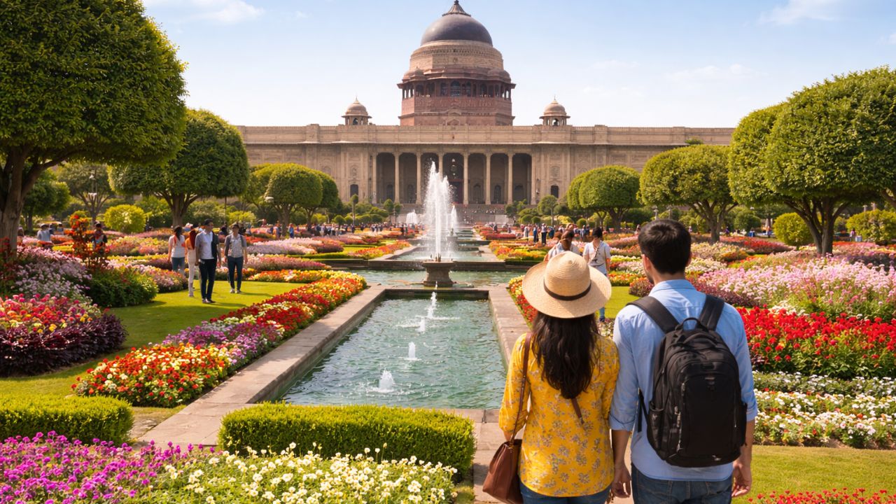 राष्ट्रपति भवन जाने का सुनहरा मौका! आज से आम जनता के लिए खुला अमृत उद्यान, जानें टिकट बुक करना का तरीका