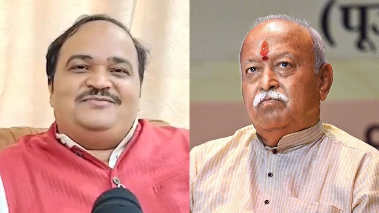 वीर सावरकर को भारत रत्न पर सियासत: आनंद दुबे ने मोहन भागवत को घेरा, कहा- जलेबी की तरह गोल-गोल बातें न घुमाएं