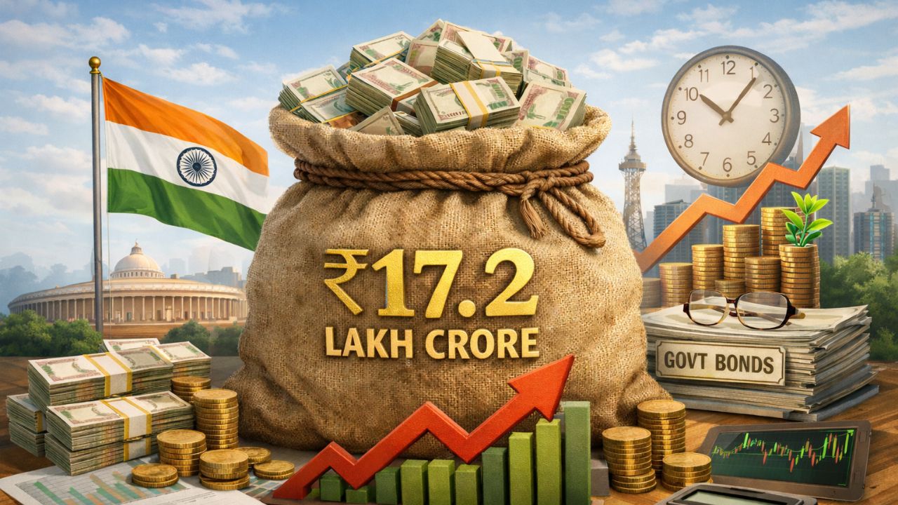 बजट 2026: राजकोषीय घाटे की भरपाई के लिए ₹17.2 लाख करोड़ का कर्ज लेगी सरकार, जानें क्या है पूरा प्लान