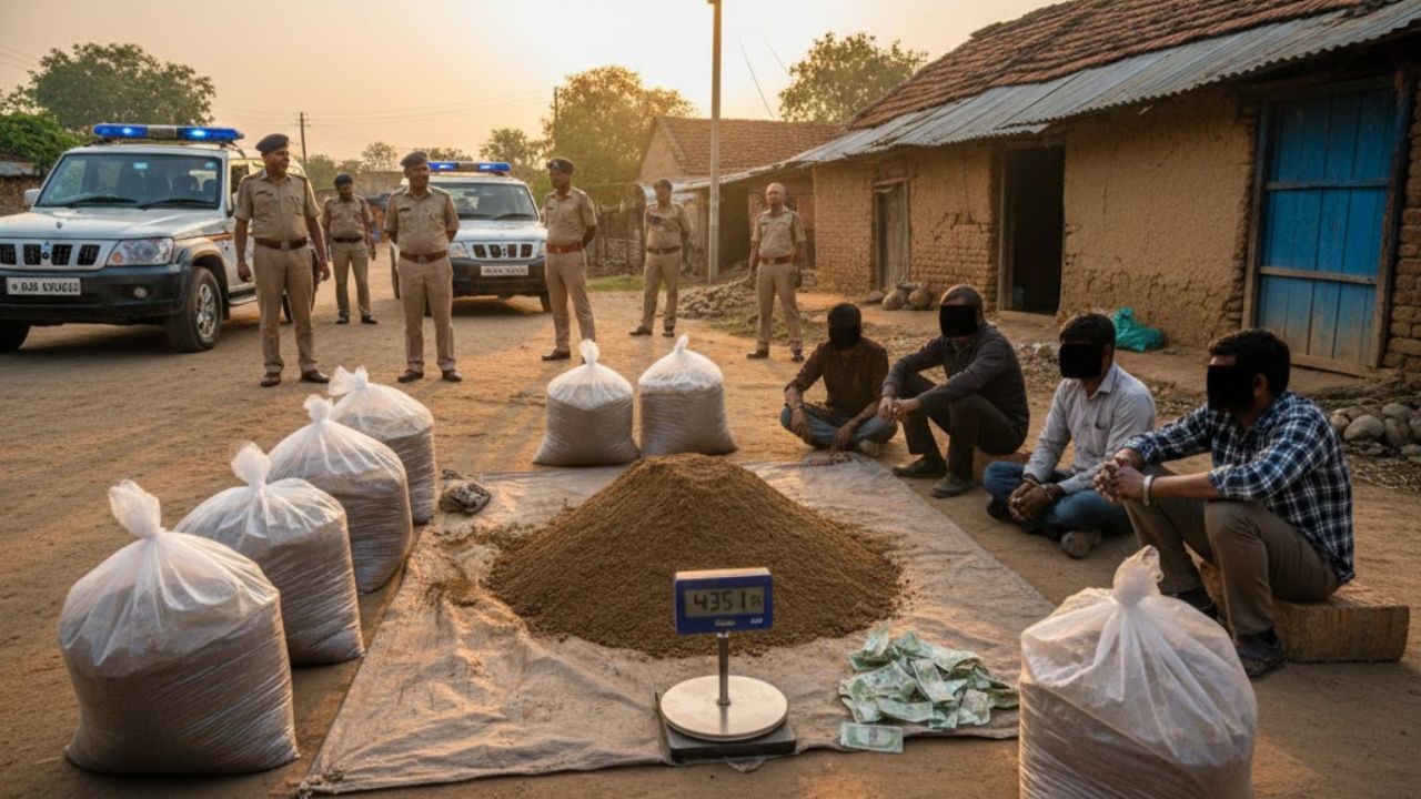 पालघर में पुलिस की बड़ी स्ट्राइक, 21.5 लाख की अफीम जब्त, ‘डोडा पाउडर’ के साथ 3 तस्कर गिरफ्तार