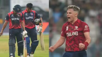 पहले नेपाल ने इंग्लैंड के छुड़ाए पसीने, आखिर ओवर में बनाने थे 10 रन, फिर सैम करन ने हारे हुए मैच में फूंकी जान