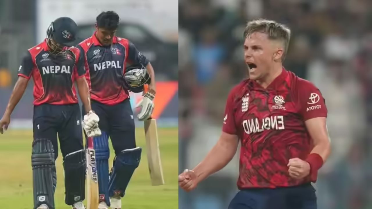 पहले नेपाल ने इंग्लैंड के छुड़ाए पसीने, आखिर ओवर में बनाने थे 10 रन, फिर सैम करन ने हारे हुए मैच में फूंकी जान
