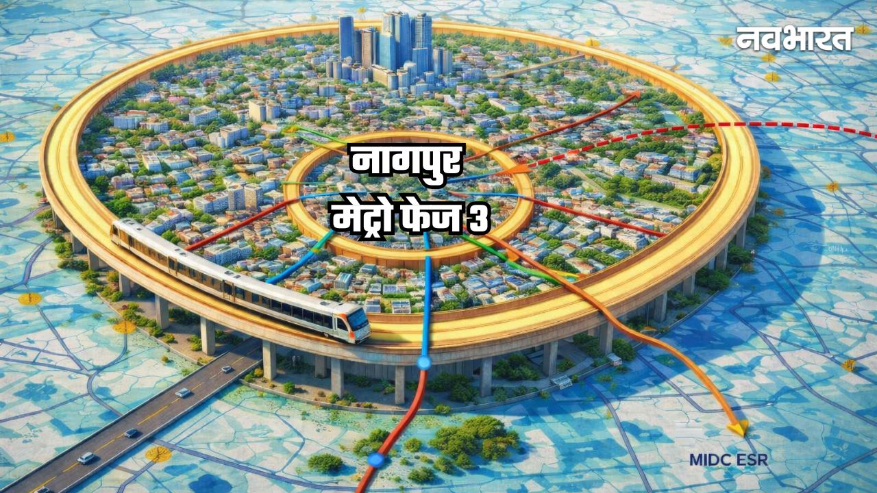 नागपुर में चलेगी देश की पहली सर्कल मेट्रो, फेज-3 को हरी झंडी, 54.5 किमी का नया नेटवर्क बदलेगा शहर की सूरत