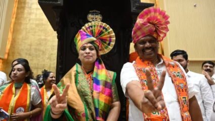 नवी मुंबई में BJP का परचम: सुजाता पाटिल निर्विरोध बनीं महापौर, शिवसेना के पीछे हटने से पलटा पूरा खेल