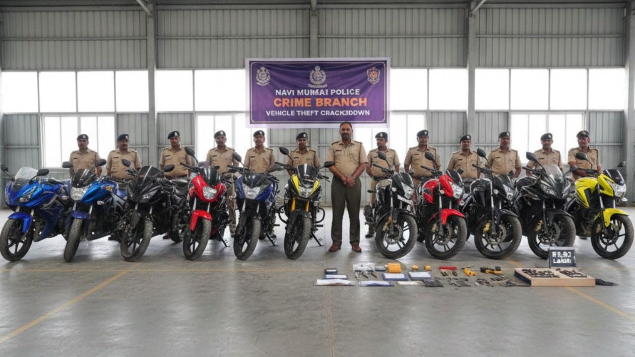 गैरेज में काम बना अपराध का हथियार! नवी मुंबई में शातिर बाइक चोर गिरफ्तार, ऐसे देता था वारदात को अंजाम