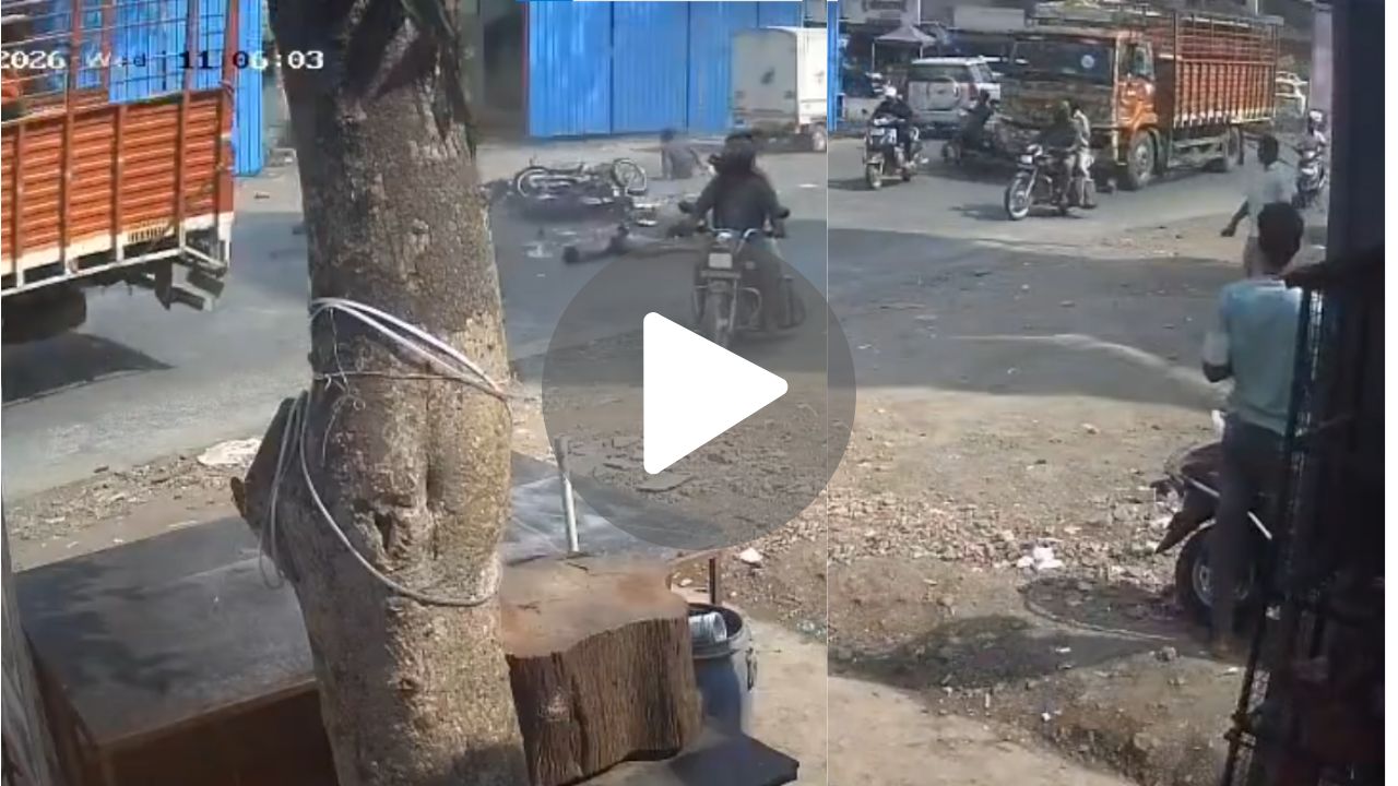 पुणे के मुलशी में रफ्तार का कहर: बेकाबू मिनी ट्रक ने 5 गाड़ियों को रौंदा, रौंगटे खड़े कर देगा ये VIDEO