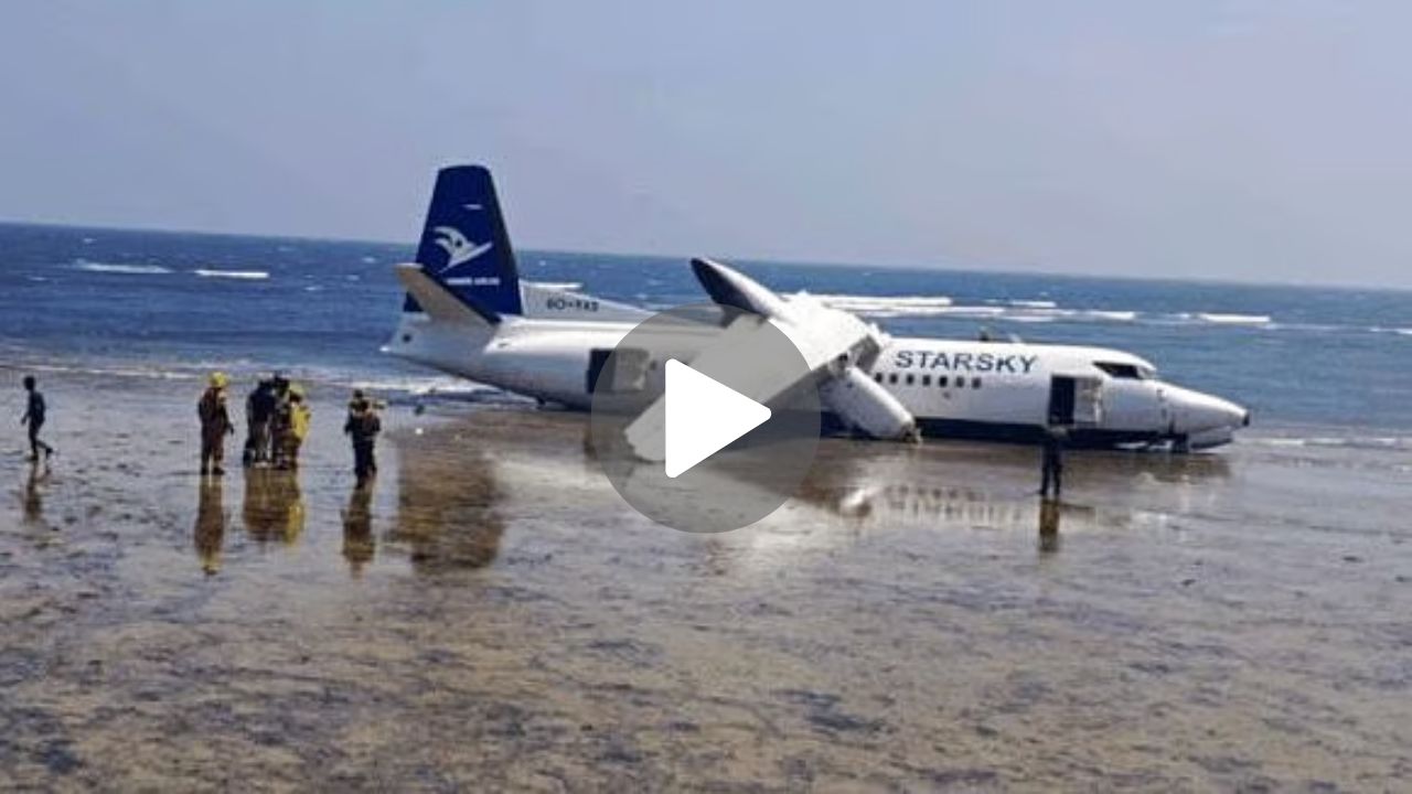 VIDEO: सोमालिया में बड़ा विमान हादसा, टेकऑफ के 15 मिनट बाद क्रैश हुआ प्लेन; बाल-बाल बचे 55 यात्री