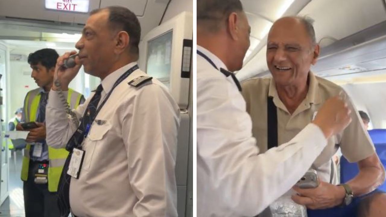 फ्लाइट में कैप्टन का भावुक ऐलान, उसी विमान में सफर कर रहे थे पूर्व नेवी चीफ पिता; वीडियो वायरल