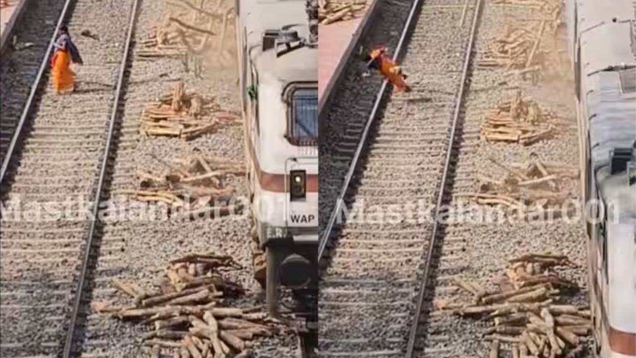 बिहार के पहाड़पुर में रेलवे की लापरवाही, ट्रैक पर लकड़ी के लट्ठों से टकराई ट्रेन, महिला गंभीर रूप से घायल