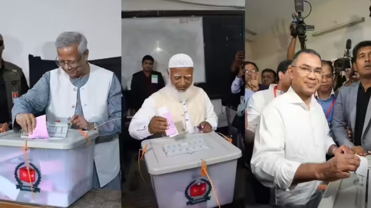 शेख हसीना के गढ़ में बम ब्लास्ट, तारिक रहमान और जमात चीफ ने किया मतदान, वोट डालकर यूनुस ने दिया बड़ा बयान