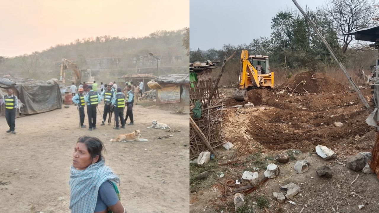 कुसुंबी में मानवता शर्मसार: मुआवजा देने की जगह आदिवासियों के घरों पर चलाया बुलडोजर, 24 परिवार बेघर!