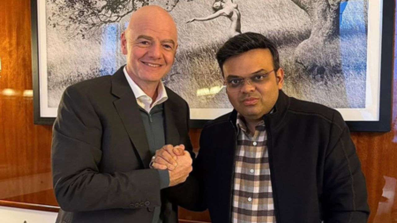 फीफा प्रेसिडेंट ने ICC अध्यक्ष जय शाह से की मुलाकात, साथ मिलकर काम करने को उत्सुक है जियानी इन्फेंटिनी