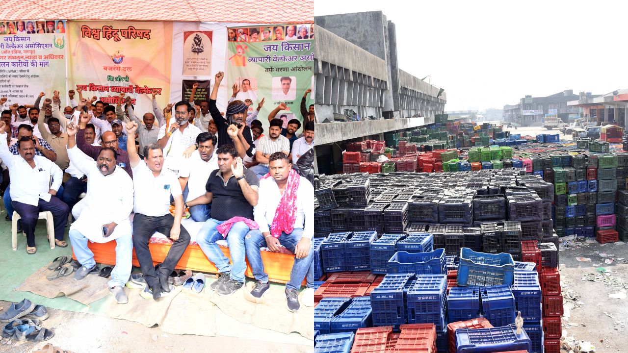 कलमना सब्जी बाजार बंद, नागपुर में तीन गुना तक बढ़े सब्जियों के दाम, विवाद से बिगड़े हालात!