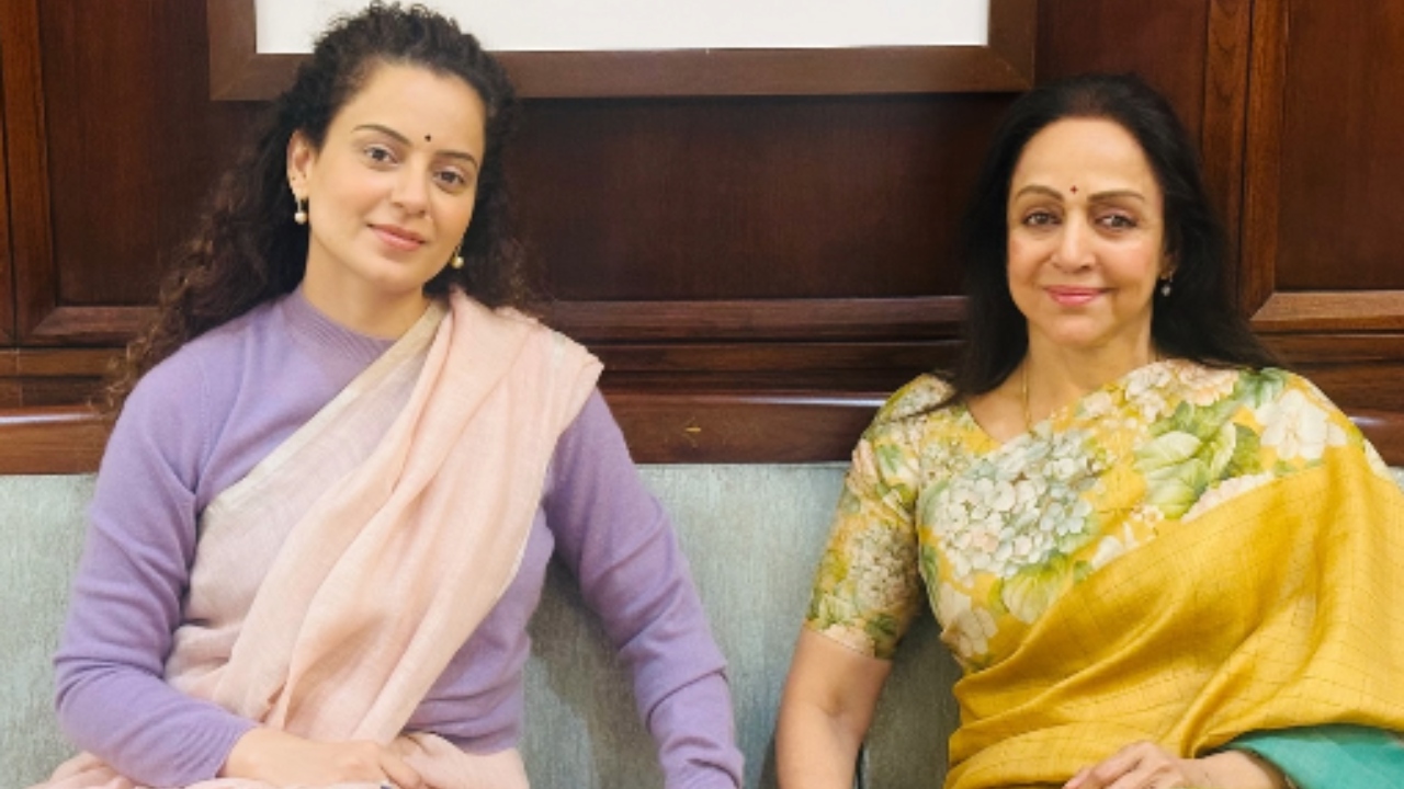 संसद में ‘ड्रीम गर्ल’ संग कंगना रनौत ने बिताए सुकून के पल, हेमा मालिनी के साथ शेयर की खूबसूरत तस्वीरें