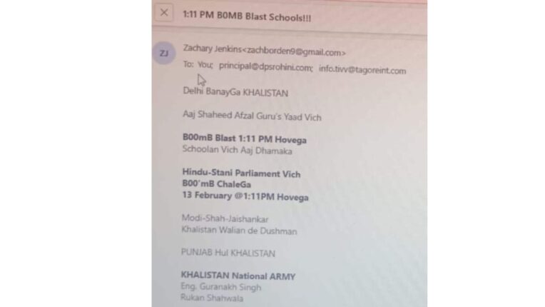 mail threat for parliament and schools