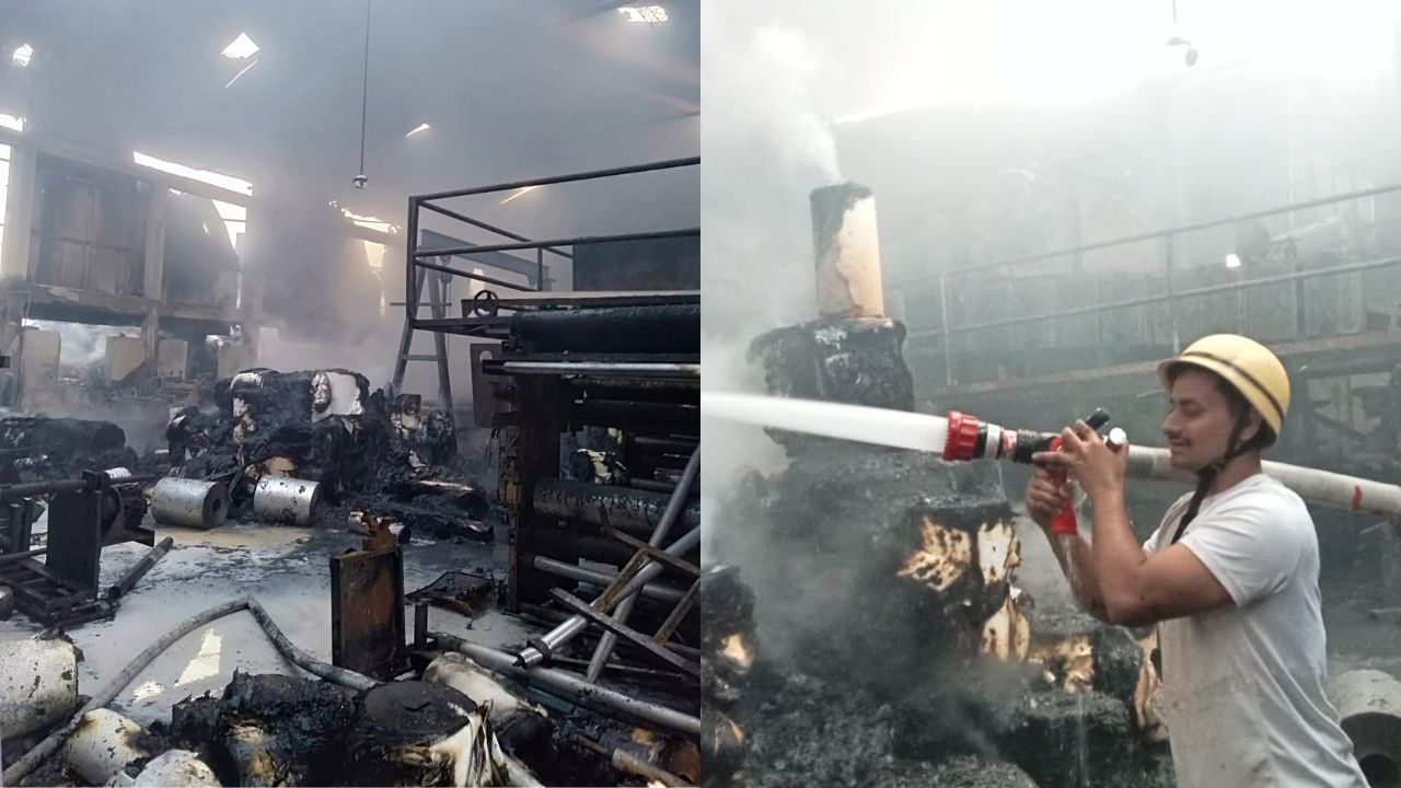 धमाकों से दहला उप्पलवाड़ी: नागपुर की पैकेजिंग कंपनी में भीषण आग, एक के बाद एक फटे 10 सिलेंडर!