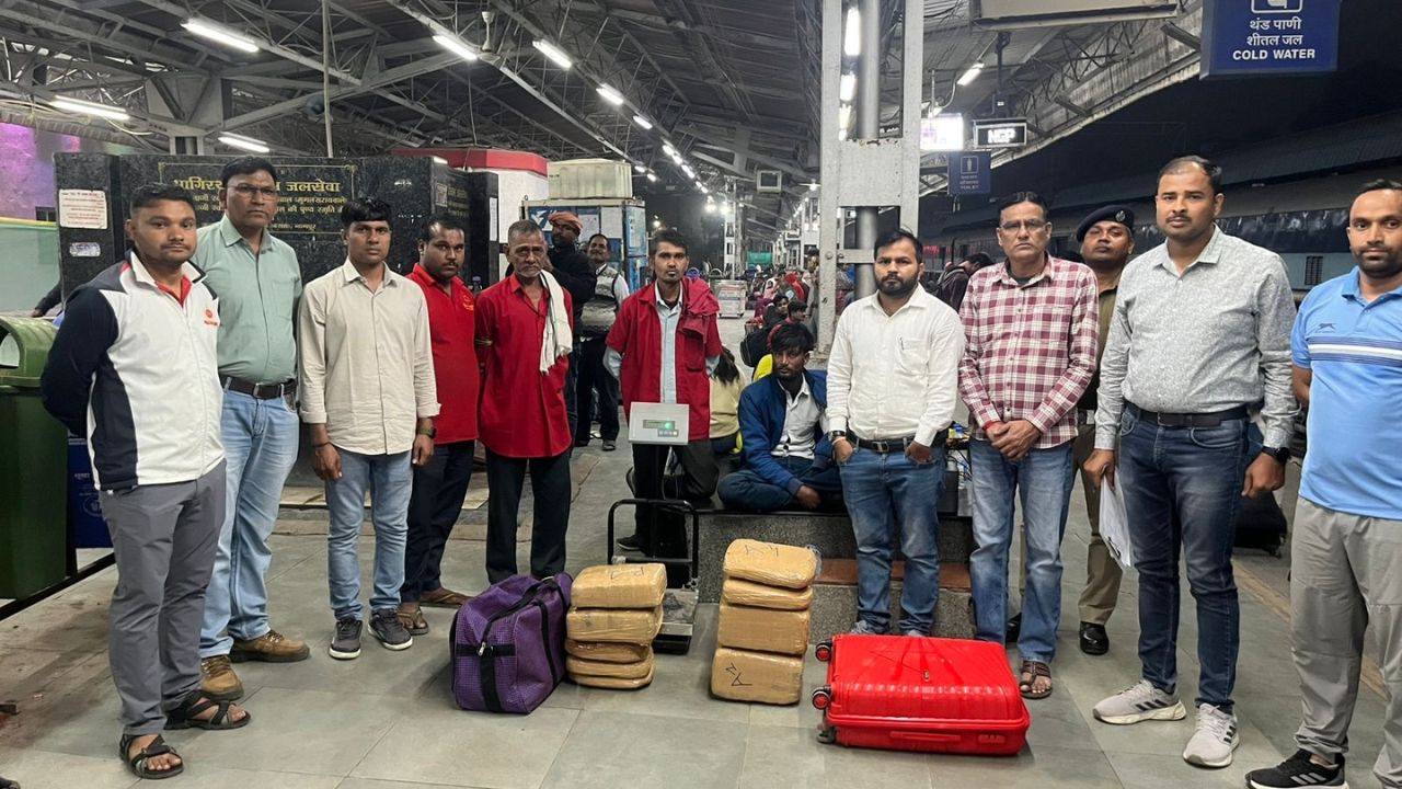 वंदे भारत एक्सप्रेस से गांजे की तस्करी! नागपुर स्टेशन पर 5.16 लाख का माल जब्त, एमपी का तस्कर गिरफ्तार