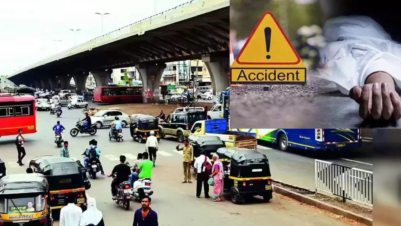नासिक द्वारका चौक: हेवी गर्डर बने हादसों का कारण, 4 दिन में 2 दुर्घटनाएं; ट्रैफिक प्लान पर सवाल