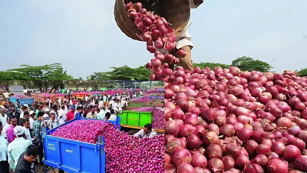 जनवरी में ही प्याज बाजार में भारी गिरावट: किसानों को 269 करोड़ का नुकसान, सरकार से राहत की अपील