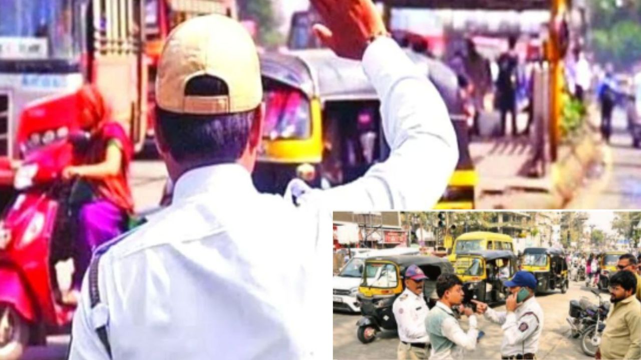 नासिक में सड़क पर रिक्शा चालक का हंगामा, मेहर सिग्नल पर ट्रैफिक नियमों की धज्जि; पुलिस से बदसलूकी