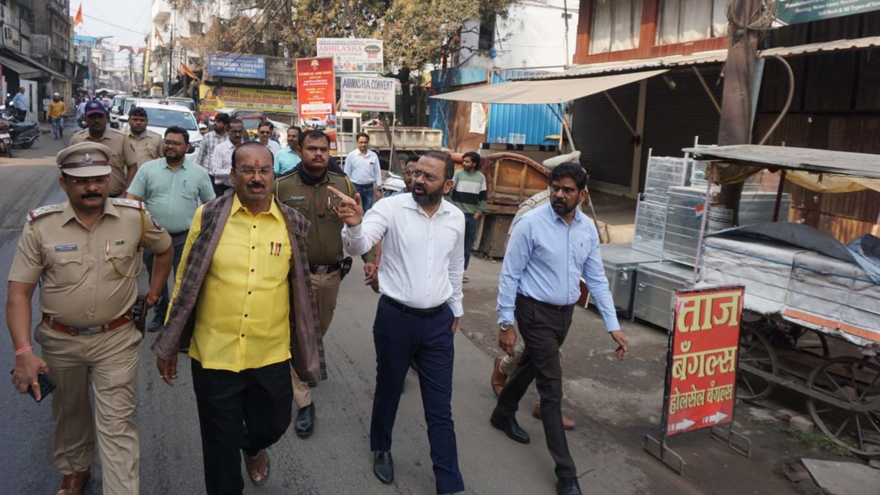 पुराना भंडारा रोड चौड़ीकरण: 4 JCB और भारी पुलिस बल के साथ आज उतरेगा मनपा का दस्ता, तनाव के आसार