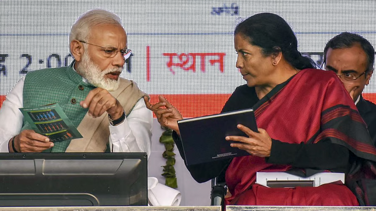 pm modi and nirmala sitharaman