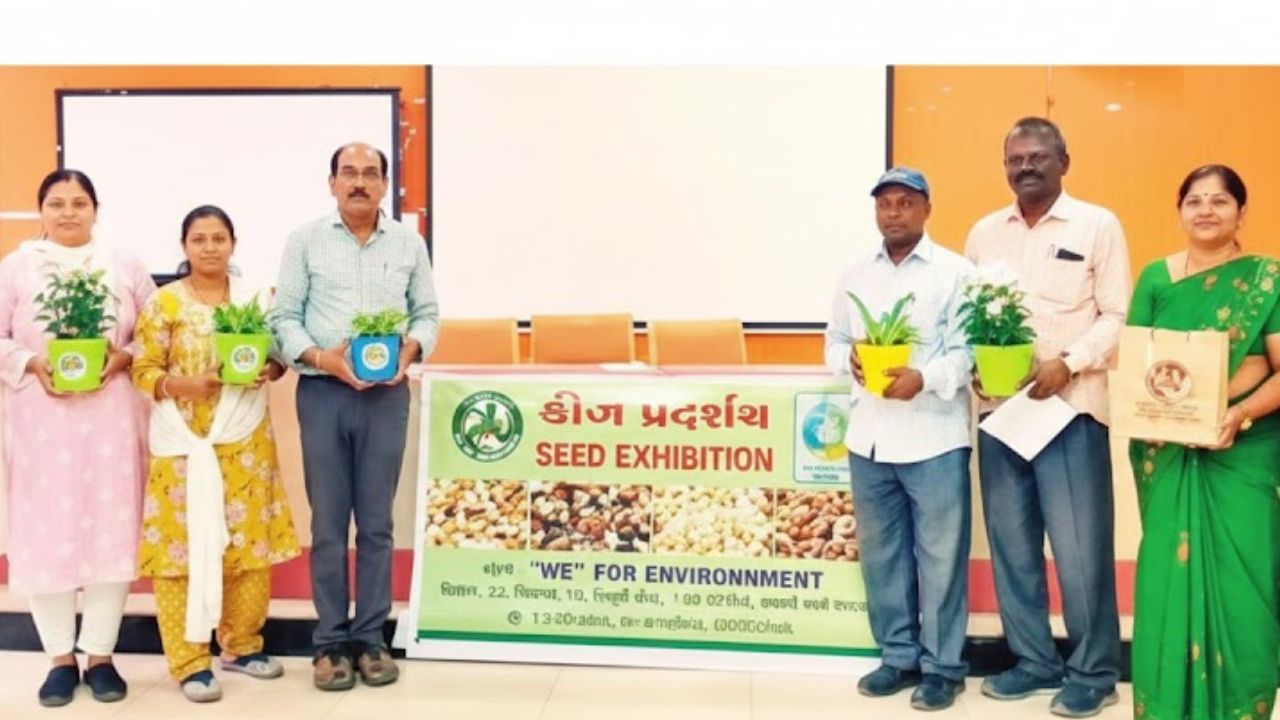 देशी बीजों से दोस्ती: संभाजीनगर में अनोखी पर्यावरण पहल, वी फॉर एनवायरमेंट का अभिनव उपक्रम