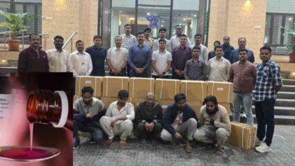 छत्रपति संभाजीनगर में नशे का जाल टूटा: क्राइम ब्रांच की बड़ी कार्रवाई, कोडीन सिरप रैकेट का भंडाफोड़
