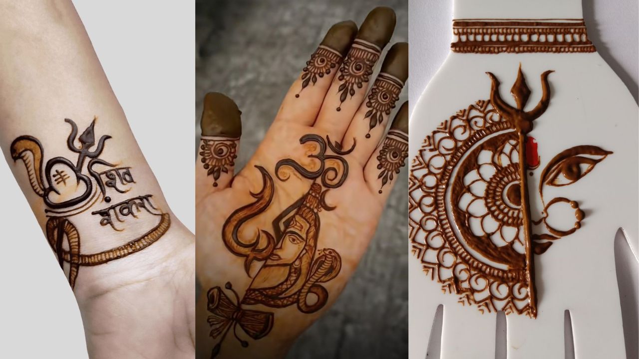 महाशिवरात्रि पर मेहंदी केवल सुंदरता के लिए नहीं बल्कि महादेव के प्रति सम्मान व्यक्त करने का एक तरीका है। इन डिजाइन्स के साथ आप अपनी श्रद्धा और फैशन दोनों को साथ लेकर चल सकती हैं। अपनी पसंद के अनुसार पोर्ट्रेट या मिनिमल डिजाइन चुनें और इस पर्व को खास बनाएं।