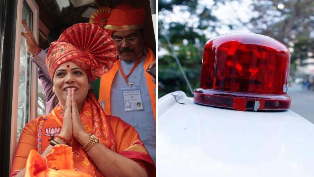मुंबई मेयर की गाड़ी से हटाई गई लाल-नीली फ्लैशिंग लाइट, विवाद के बाद बीएमसी की कार्रवाई