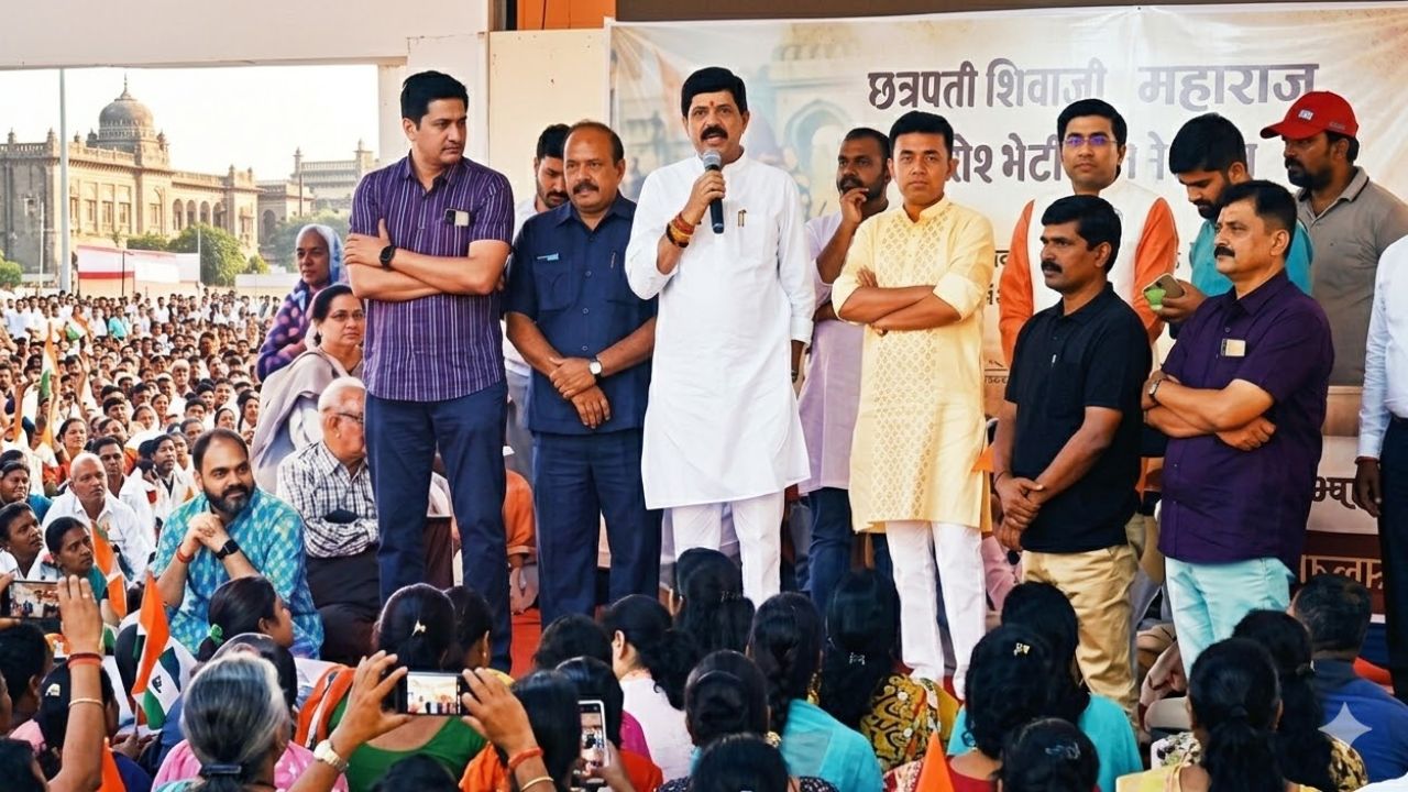 संभाजीनगर: शिवाजी महाराज को संगीतमय अभिवादन, शहर में उत्साह; इतिहास की याद में नागरिकों ने किया विरासत भ्रमण